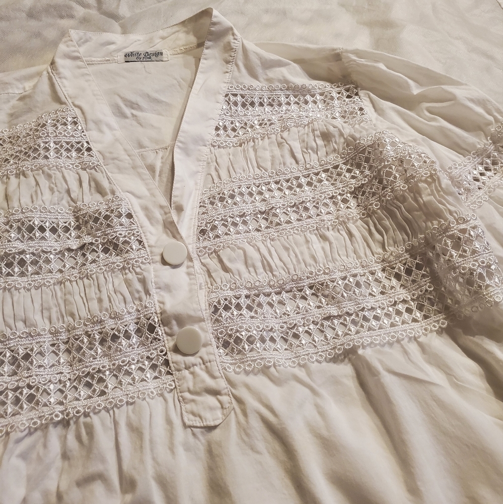 White lace top